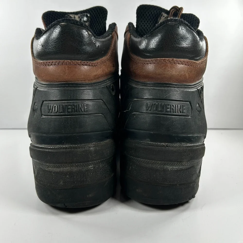 Wolverine Hellcat Mens 11.5 Waterproof Leather Work Boots Brown W10912